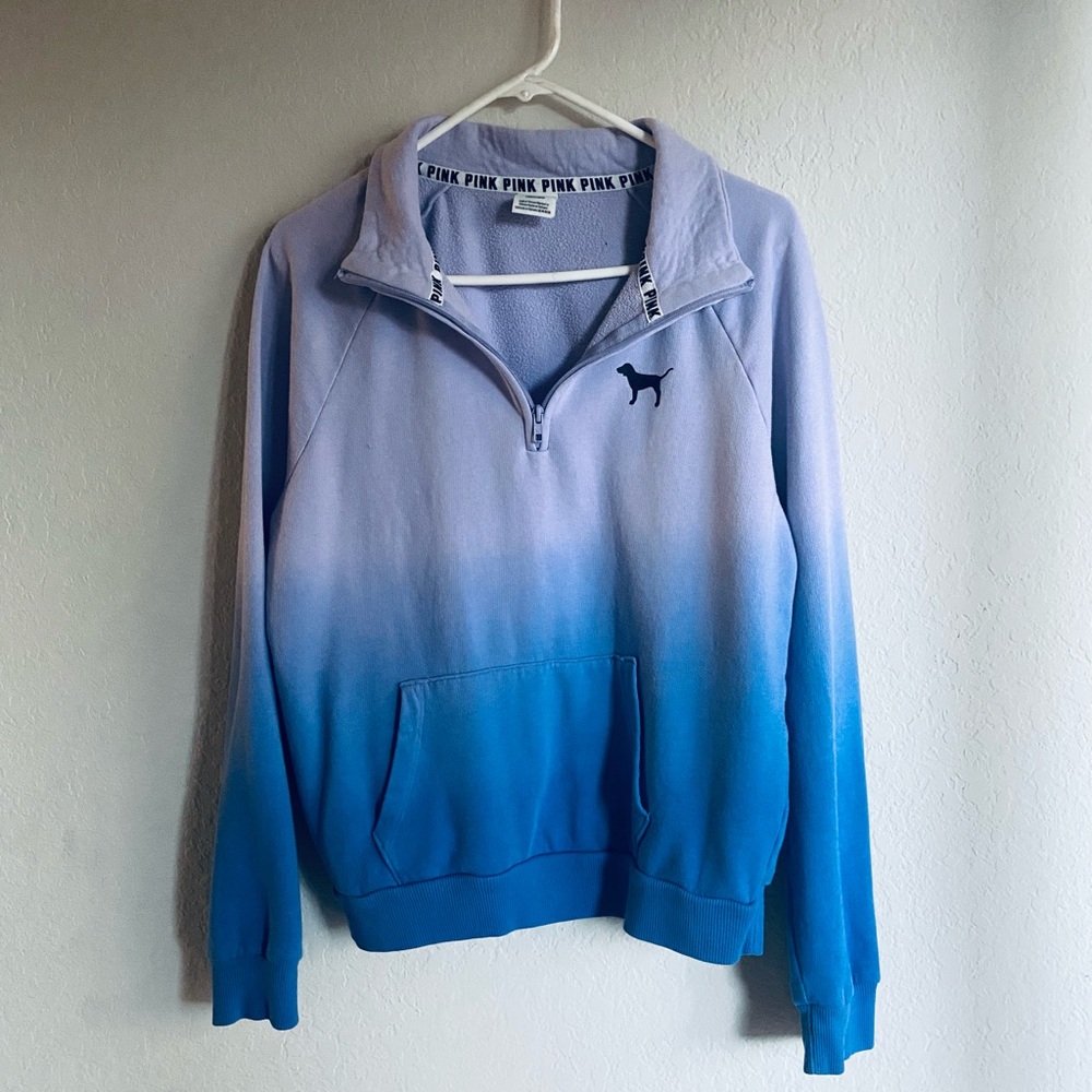 PINK Ombré Half zip